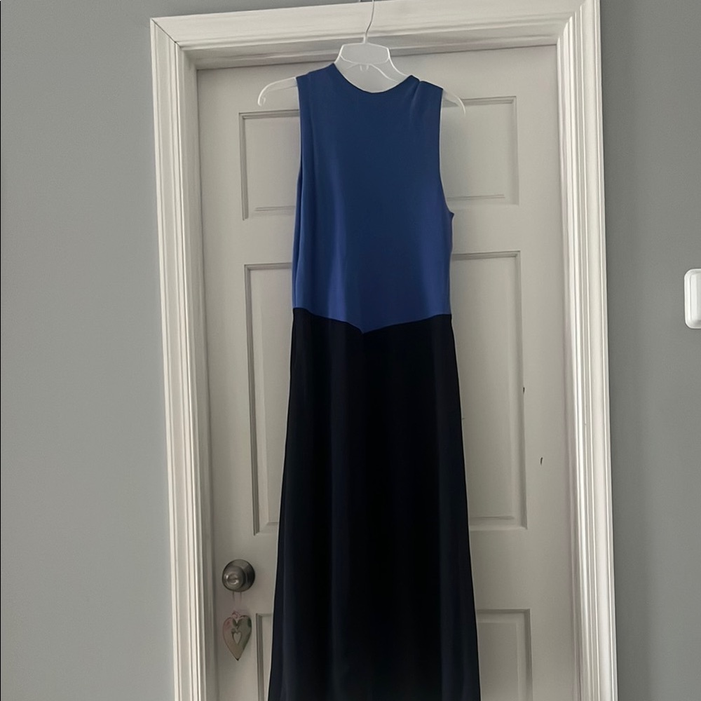 Ann Taylor Blue and Black Maxi Dress - Picture 4 of 4